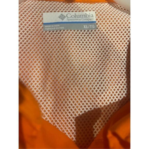 Columbia PFG Men’s Clemson Tigers Fishing Shirt XL Orange Button Down Cotton - Picture 7 of 10